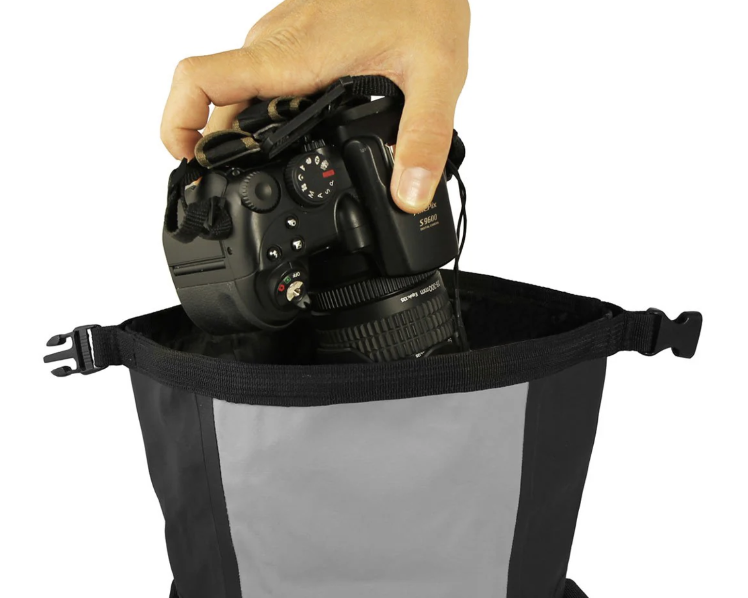 OverBoard 7 Litre SLR Camera Bag Waterproof Bag Water Sports Outdoors OB1087 - Black