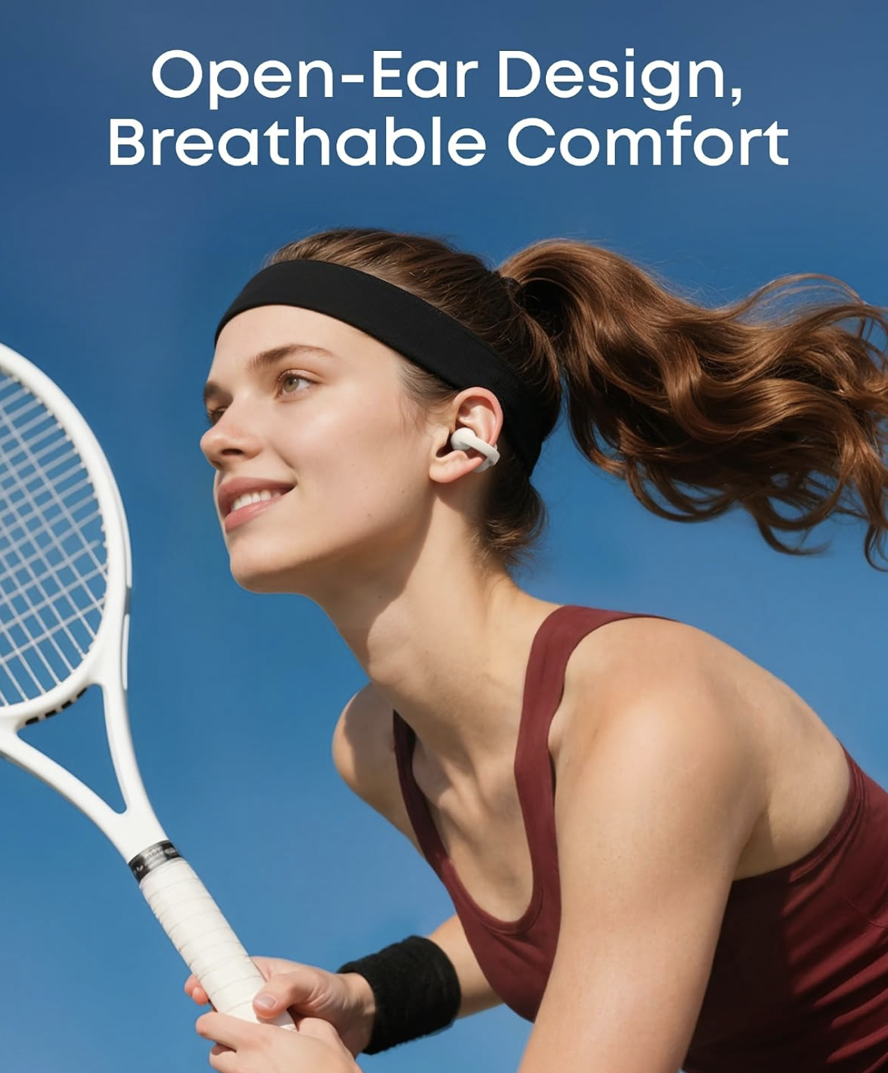 Anker Soundcore C50i Open-Ear Clip-On Earbuds with Adaptive Comfort White - D1101G21