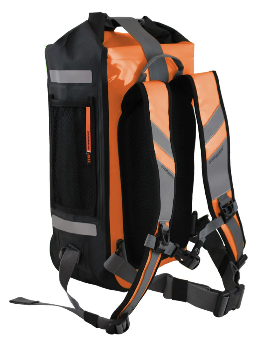 OverBoard 20 Litre Pro Vis Sports Backpack Waterproof Bag Water Sports OB1157 - Orange