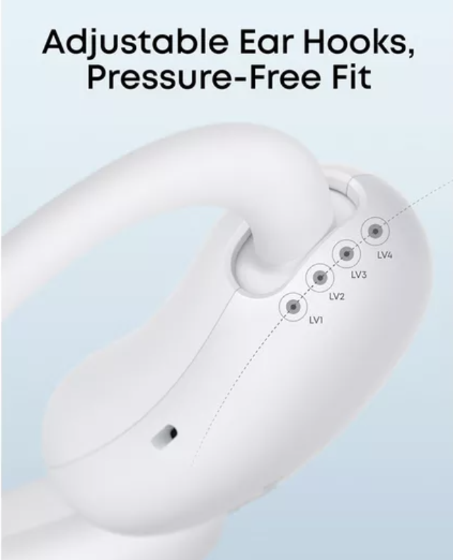 Anker Soundcore Aerofit 2 Pro 2-in-1 Wireless Hybrid Earbuds with Focus Mode White - A3875G21