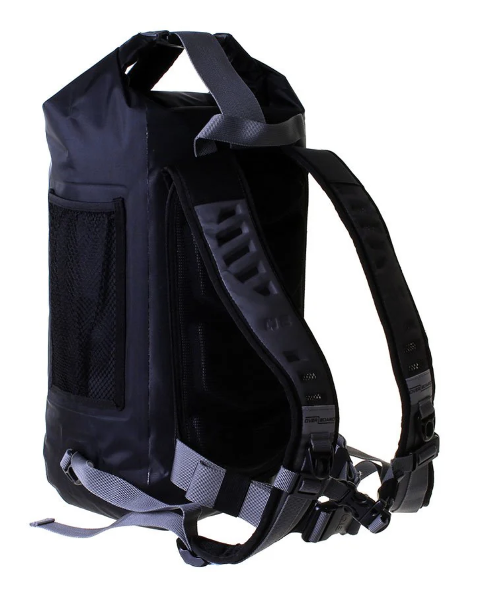 OverBoard 20 Litre Pro Light Backpack Waterproof Bag Water Sports Outdoors OB1135 - Black
