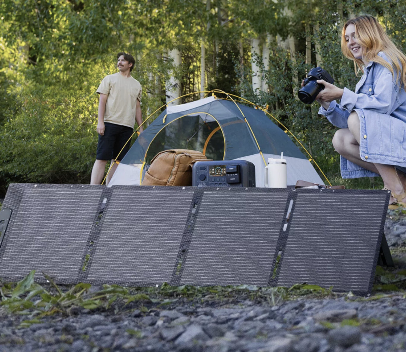 Bluetti PV350S Portable Foldable Solar Panel Fiberglass ETFE Coating 350W IP67