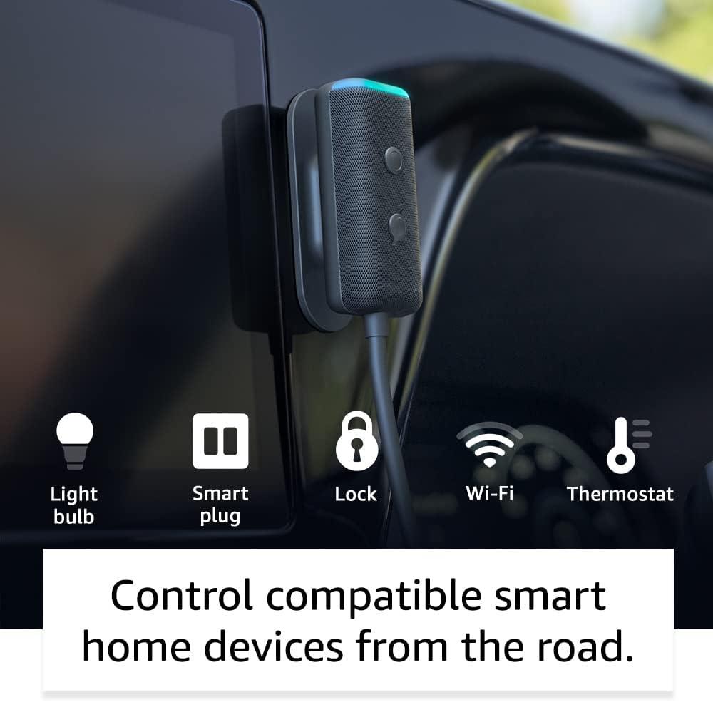 Amazon Echo Auto Gen 2 (Newest Gen) Add Alexa to your Car Bluetooth Device
