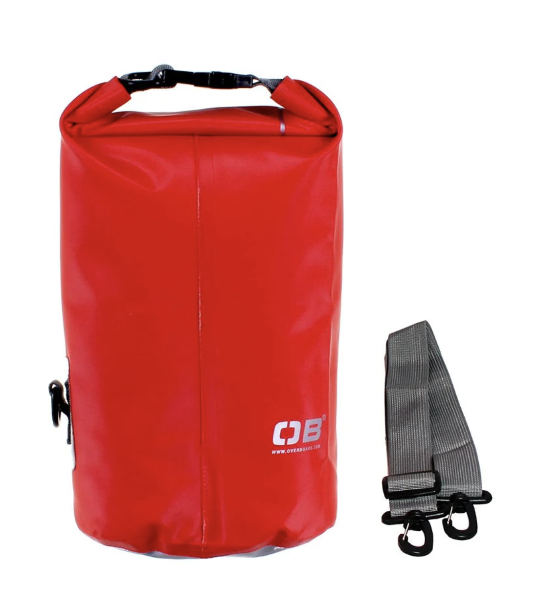 OverBoard 5 Litre Dry Tube Waterproof Bag Water Sports Outdoors OB1001 - Red