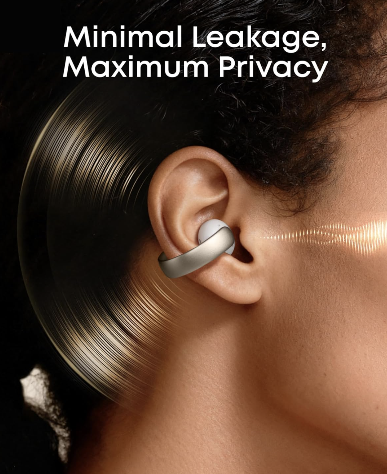 Anker Soundcore Aeroclip Open-Ear Clip-On Earbuds with Adaptive Comfort TWS White - A3388G21