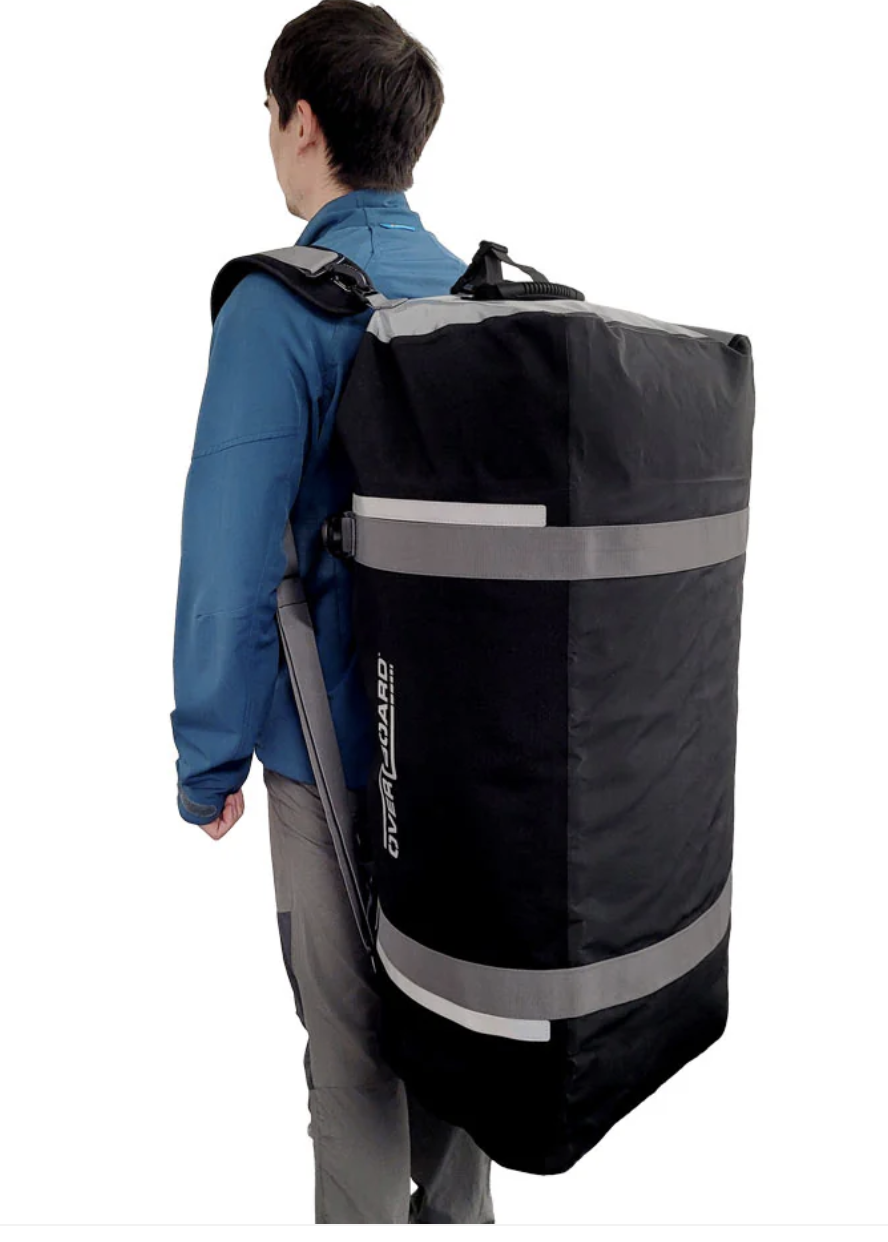OverBoard 130 Litre Classic Duffel Bag Waterproof Bag Water Sports Outdoors OB1152 - Black
