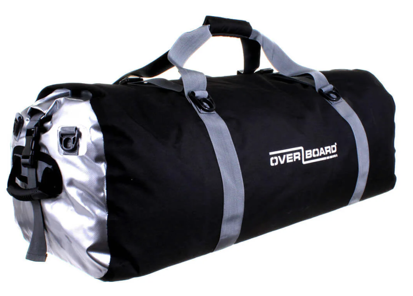 OverBoard 130 Litre Classic Duffel Bag Waterproof Bag Water Sports Outdoors OB1152 - Black
