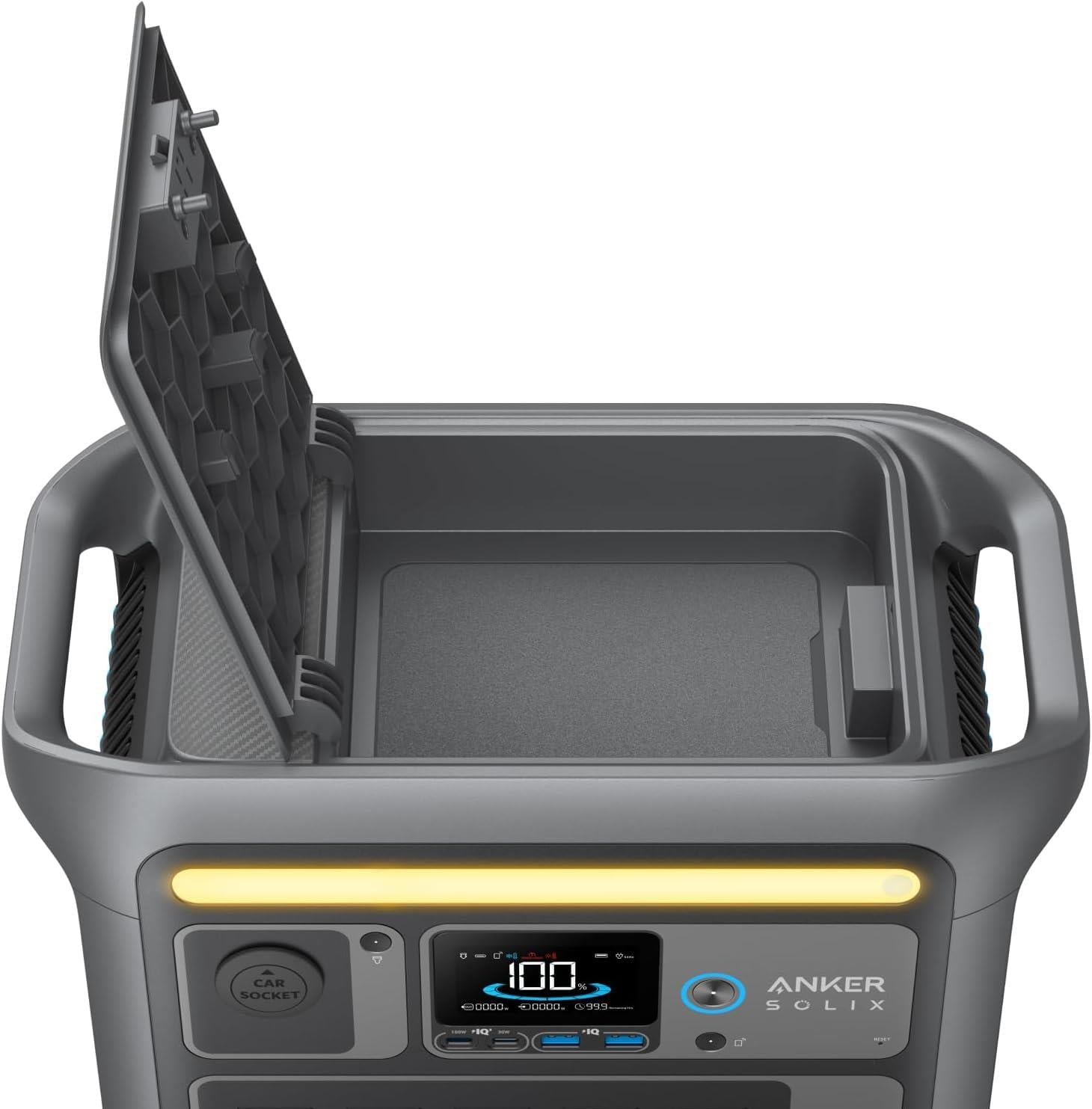Anker SOLIX C800 Plus Portable Battery Power Station 768Wh Camping Light 1200w