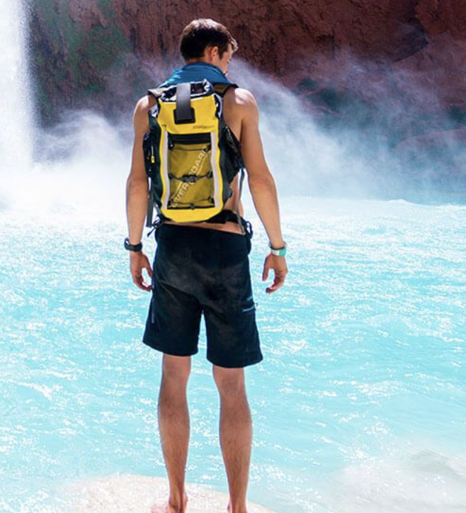 OverBoard 20 Litre Pro Sports Backpack Waterproof Bag Water Sports Outdoors OB1145 - Blue