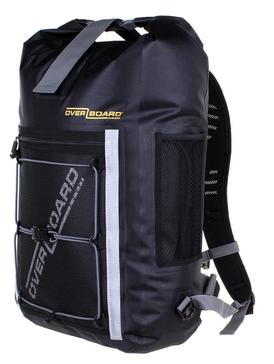 OverBoard 30 Litre Pro Light Backpack Waterproof Bag Water Sports Outdoors OB1136 - Black