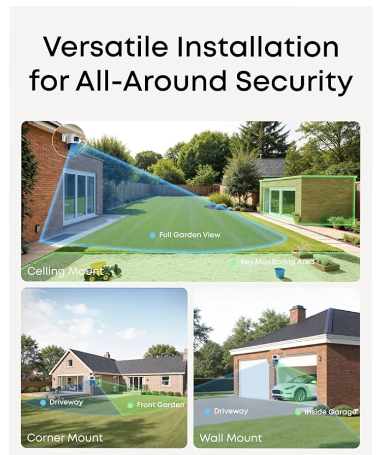 Eufy NVR CCTV Security System S4 Complete 4 Camera Security System AI-Powered Video Finder - E8E00326