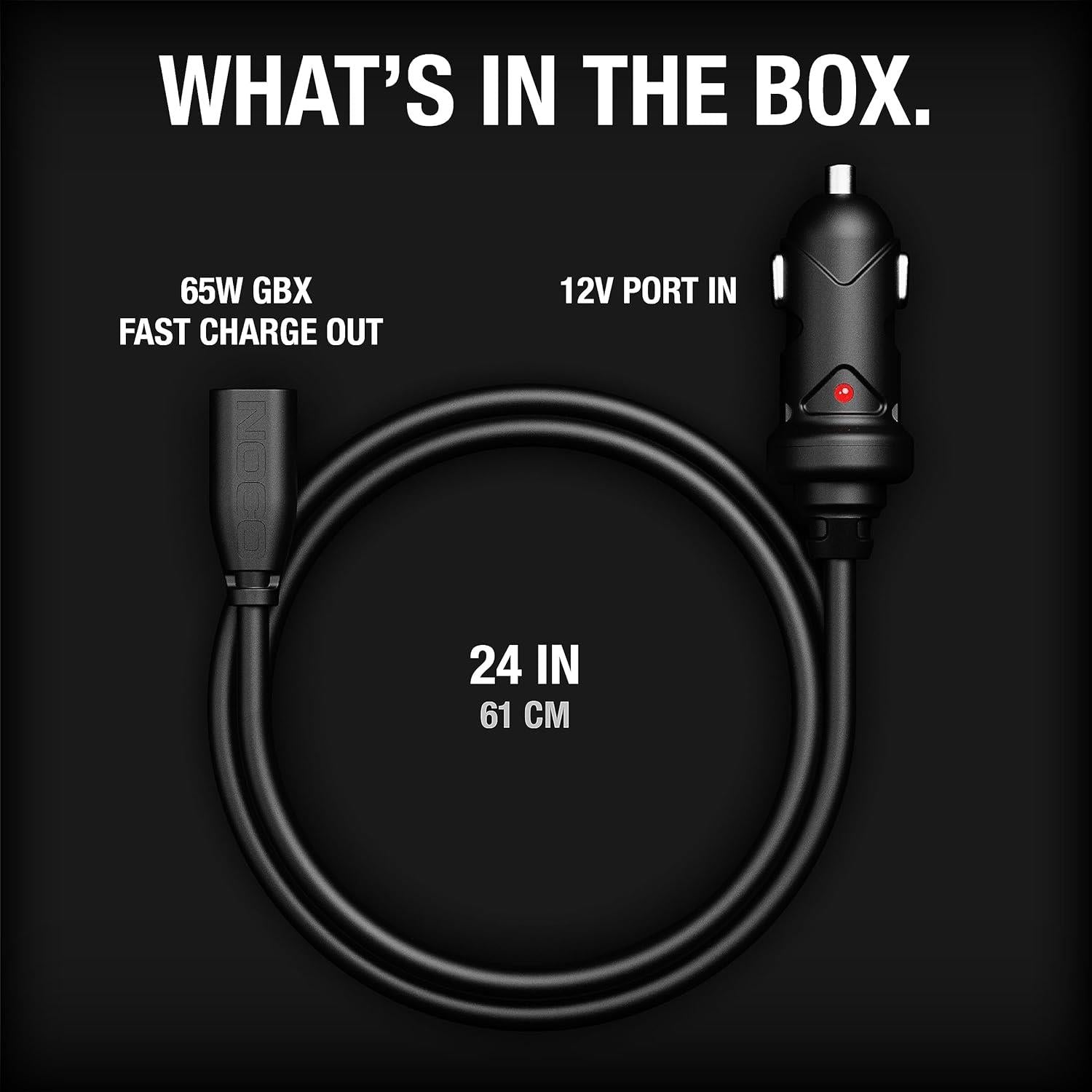 NOCO GBC011 Boost X 65W 12V Car Charger for GBX45 GBX55 GBX75 & GBX155