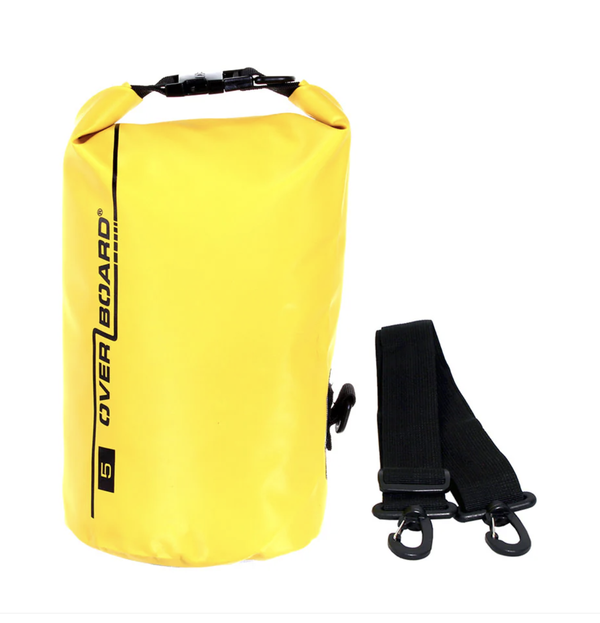 OverBoard 5 Litre Dry Tube Waterproof Bag Water Sports Outdoors OB1001 - Yellow