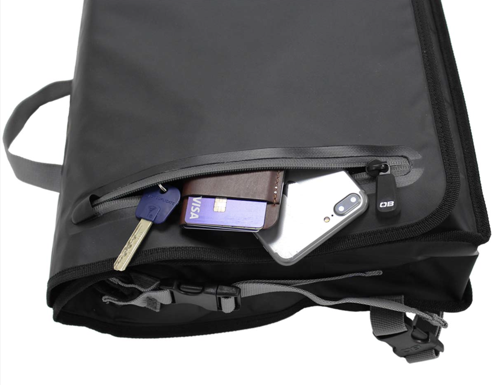 OverBoard Classic Messenger Bag Waterproof Bag Water Sports Outdoors OB1245 - Black