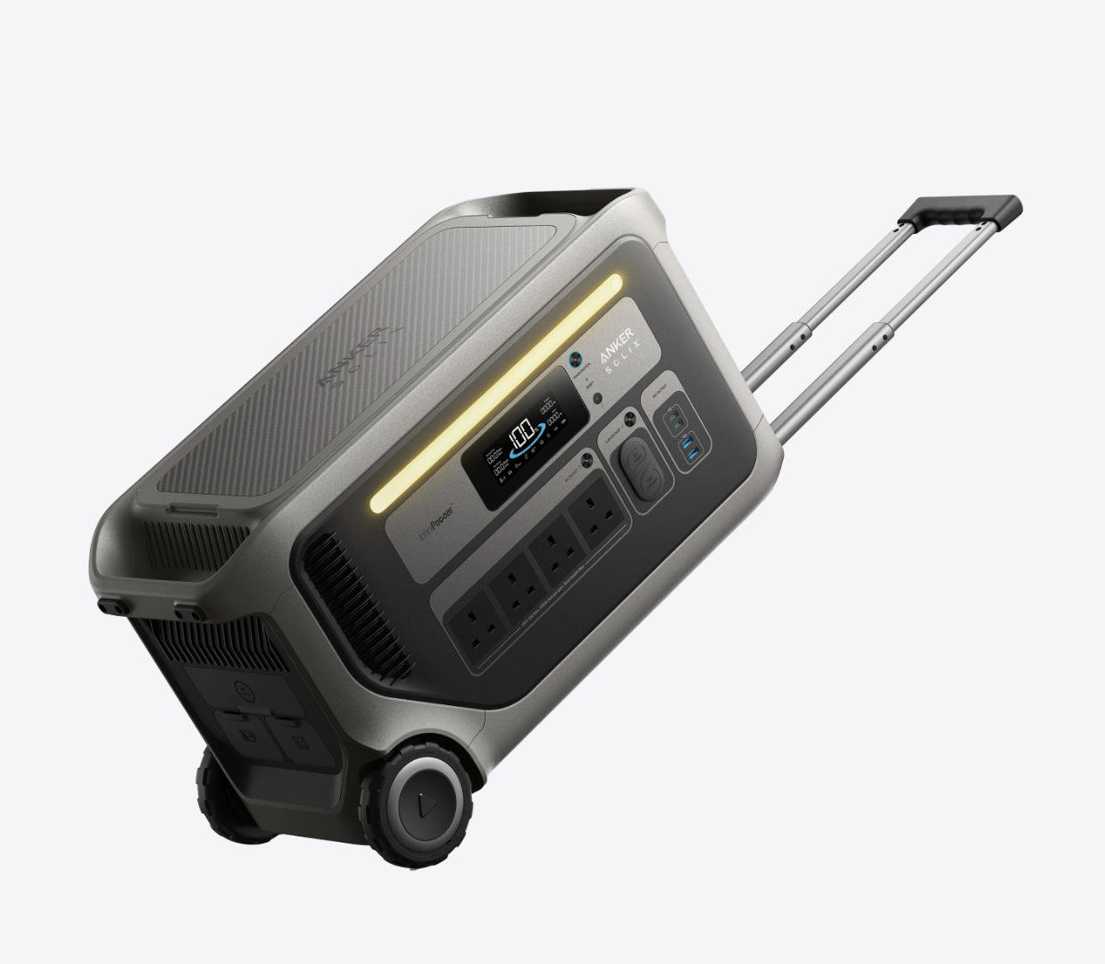 Anker SOLIX F3000 Portable Power Station 3,072Wh 3,600W with Dual Solar Input - A1782211