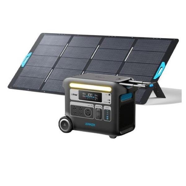 Anker SOLIX F2000 Portable Power Station Powerbank & PS400 Solar Panel