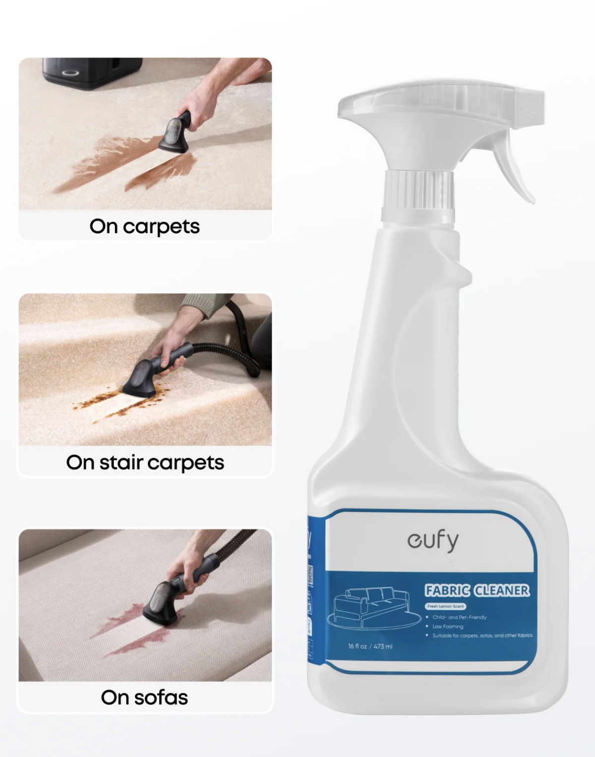 Eufy Omni E28 High-Performance Fabric Cleaning Solution Ready to Use - T290PG20