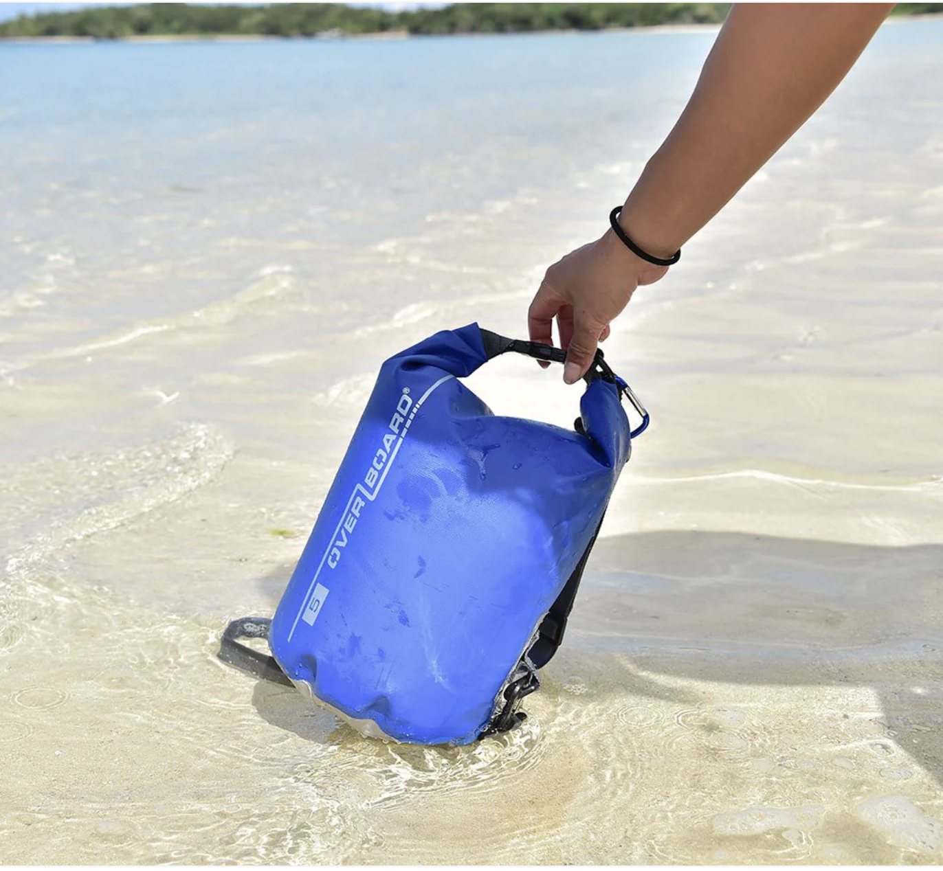 OverBoard 5 Litre Dry Tube Waterproof Bag Water Sports Outdoors OB1001 - Red