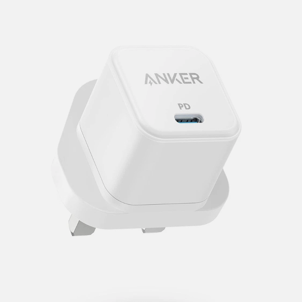 Anker USB-C Wall Charger 20W Single Port Fast Charging Superior Safety White - A2699K21