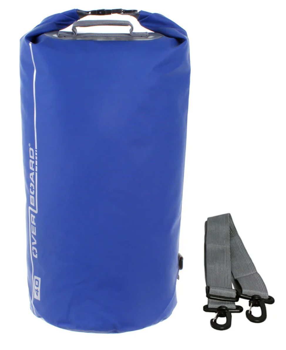 OverBoard 40 Litre Dry Tube Waterproof Bag Water Sports Outdoors OB1007 - Blue