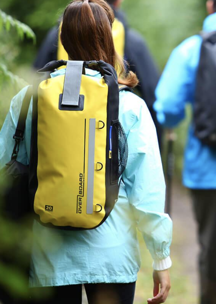 OverBoard 45 Litre Classic Backpack Waterproof Bag Water Sports Outdoors OB1167 - Yellow
