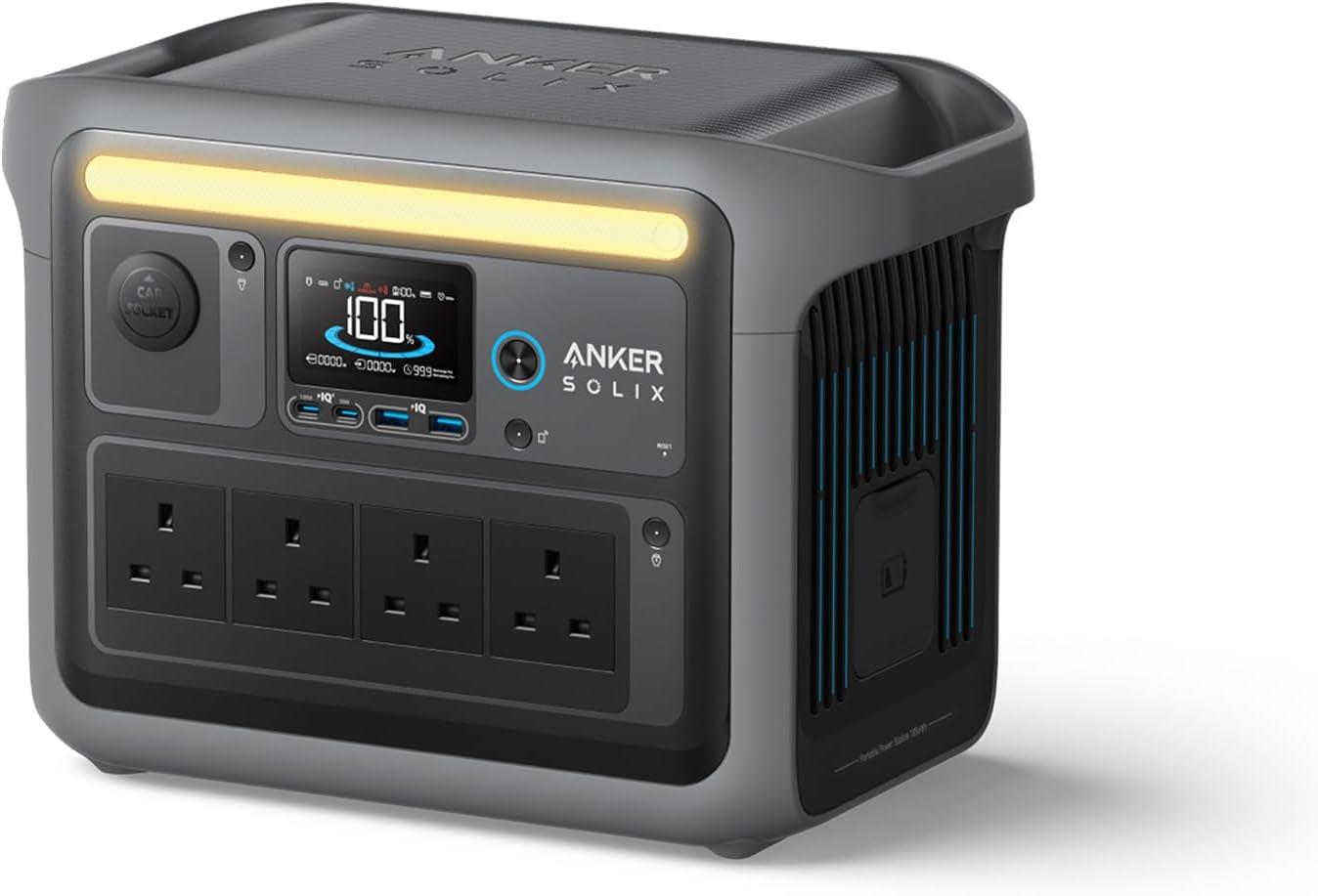 Anker SOLIX C1000X Portable Power Station Battery with BP1000x Expansion Battery