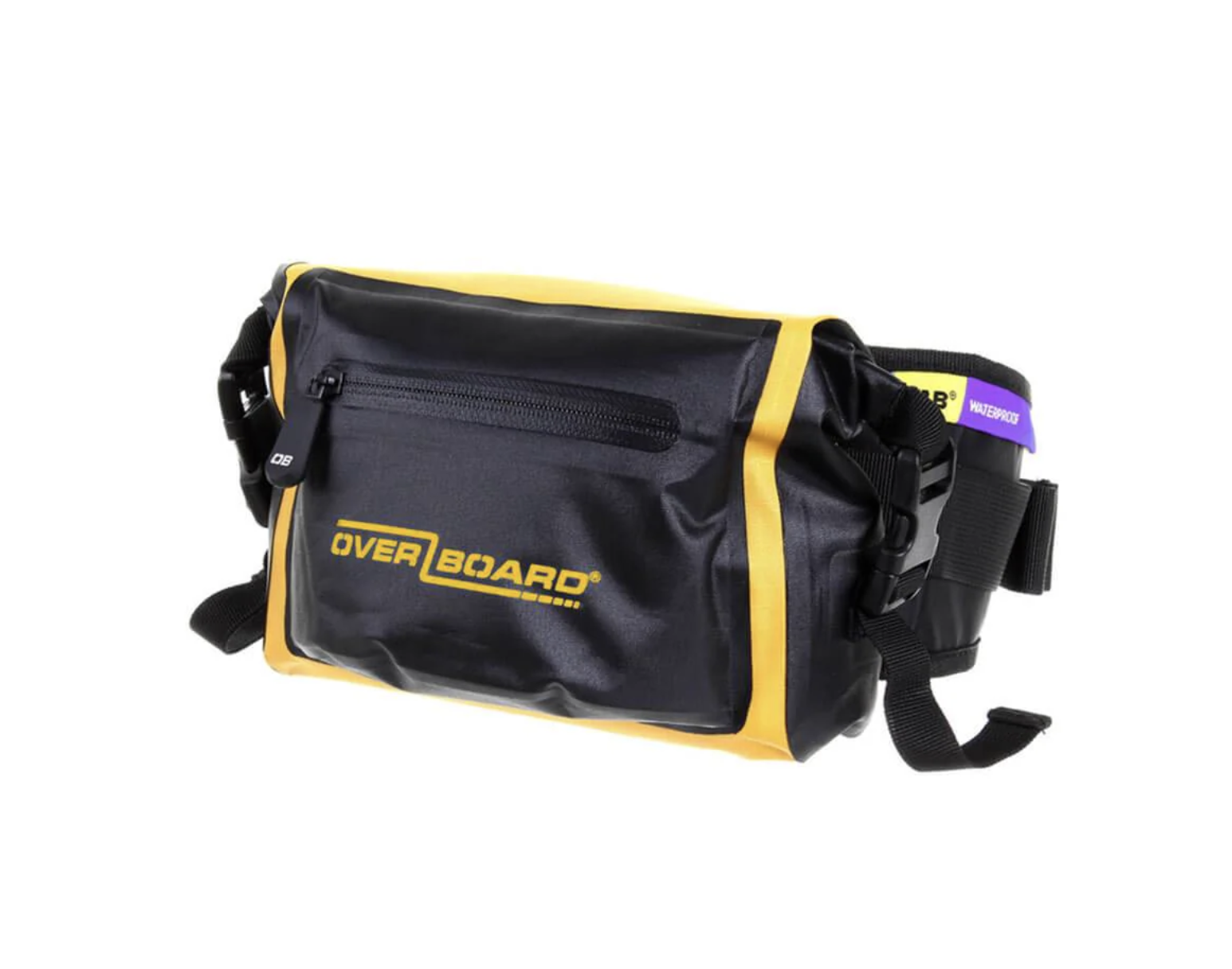OverBoard 2 Litre Pro Light Waist Pack Waterproof Bag Water Sports Outdoors OB1049 - Yellow