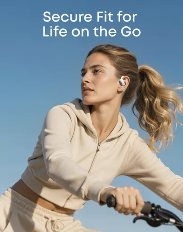Anker Soundcore Aerofit 2 Pro 2-in-1 Wireless Hybrid Earbuds with Focus Mode White - A3875G21