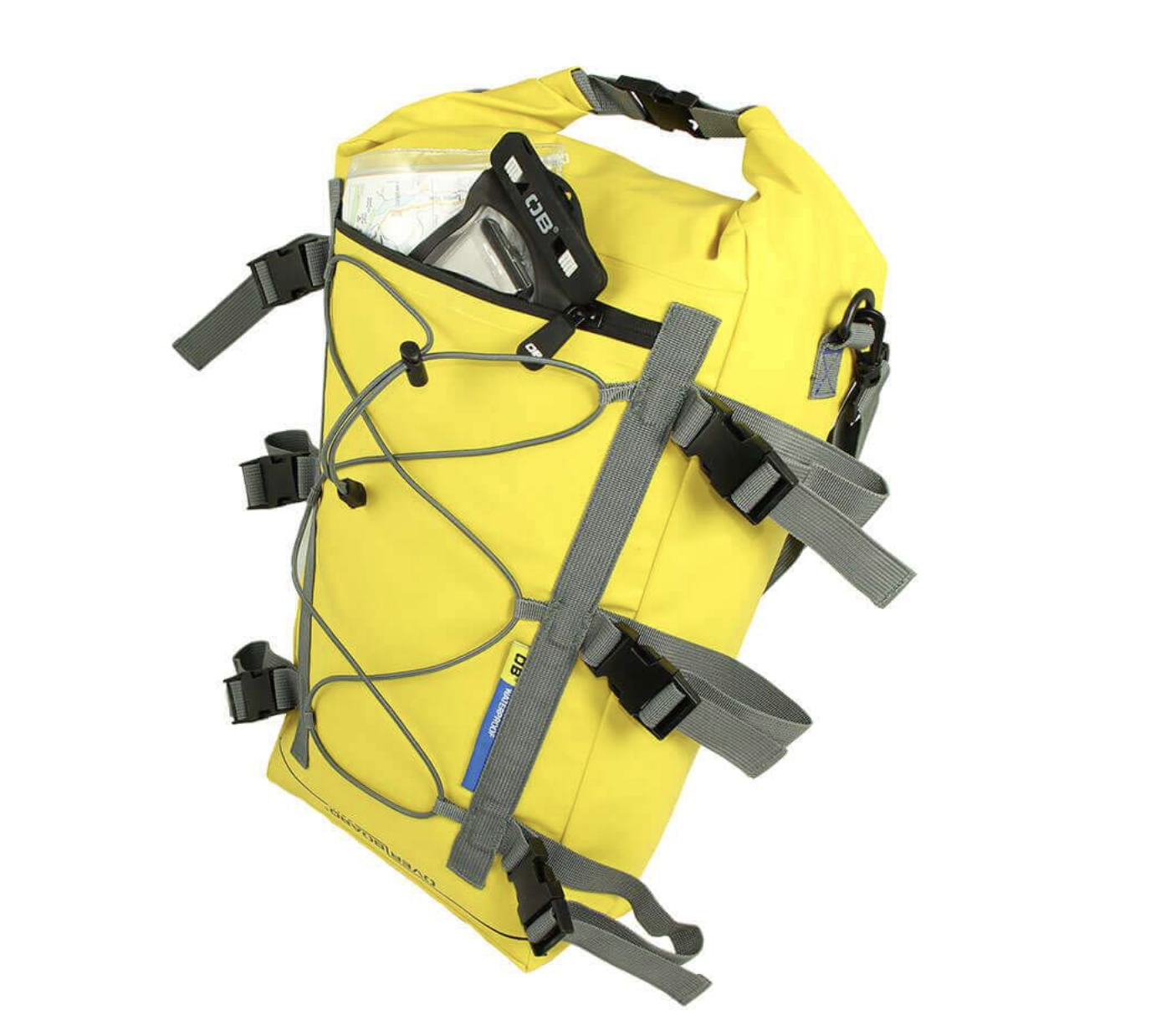 OverBoard 20 Litre Kayak Sup Bag Waterproof Bag Water Sports Outdoors OB1094 - Yellow