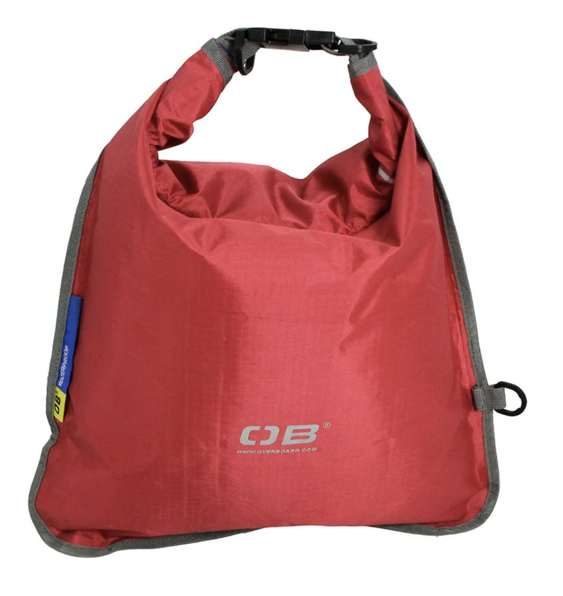 OverBoard 15 Litre Dry Flat Waterproof Bag Water Sports Outdoors OB1004 - Red