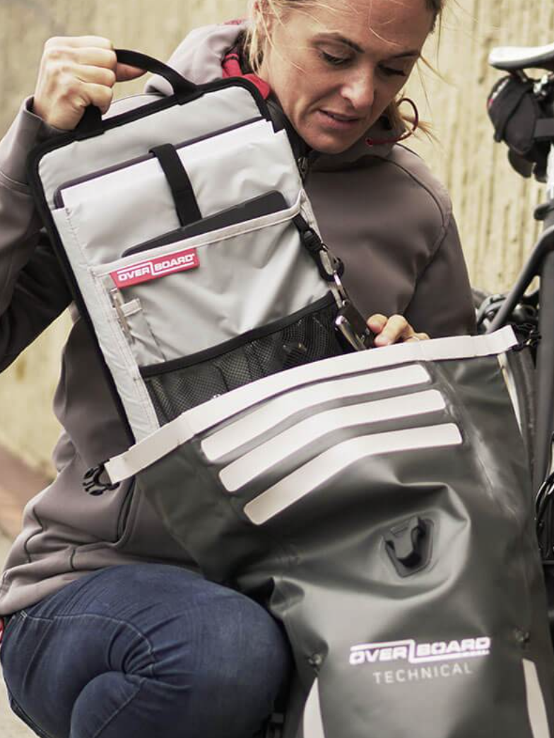 OverBoard Medium Backpack Tidy Waterproof Bag Water Sports Outdoors OB1182 - Grey