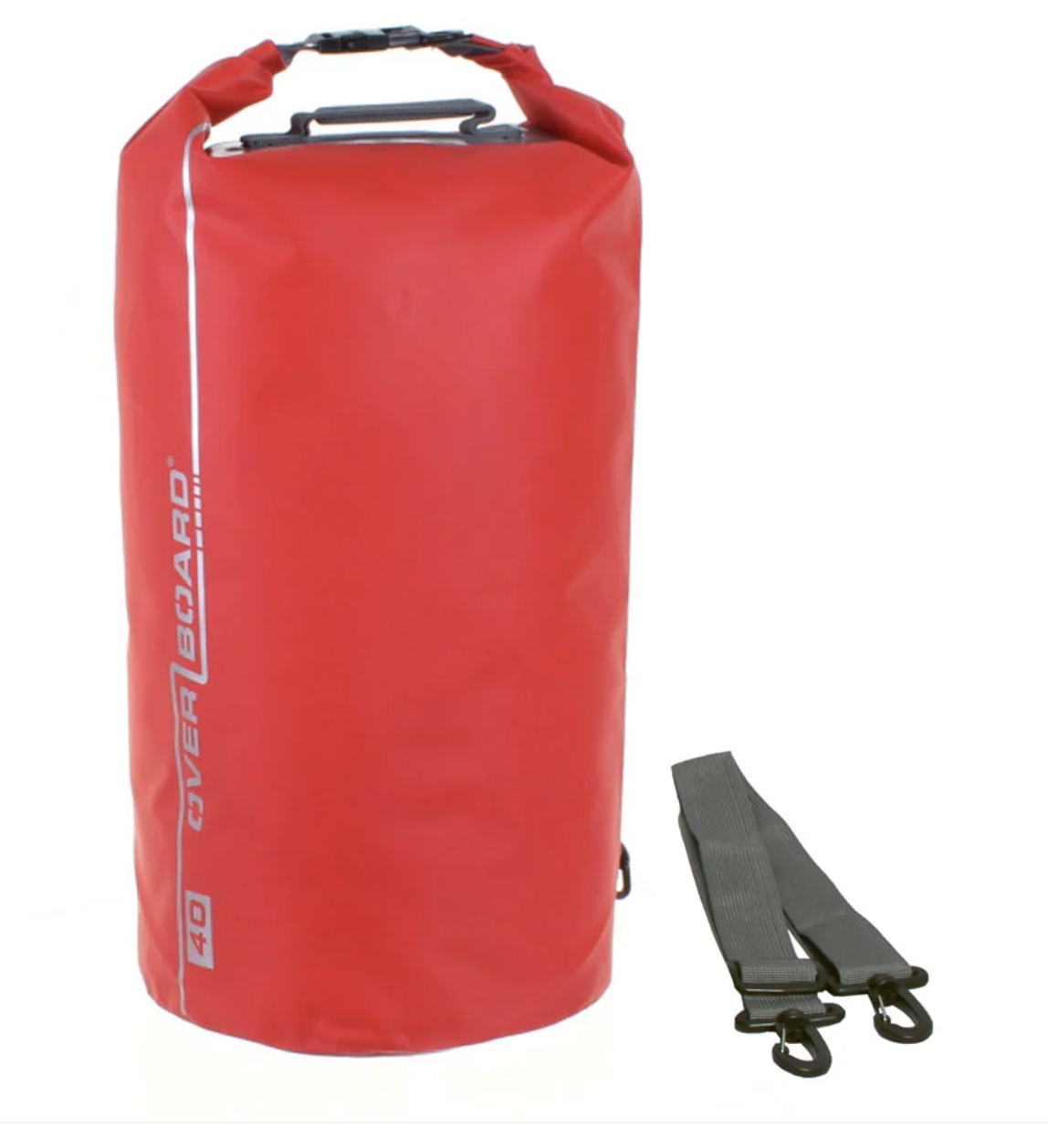 OverBoard 40 Litre Dry Tube Waterproof Bag Water Sports Outdoors OB1007 - Red