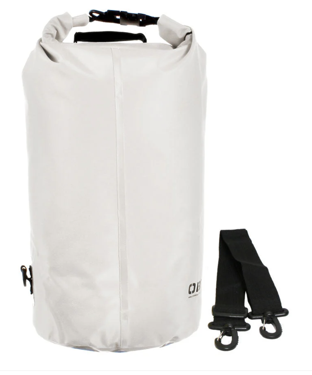 OverBoard 20 Litre Dry Tube Waterproof Bag Water Sports Outdoors OB1005 - White