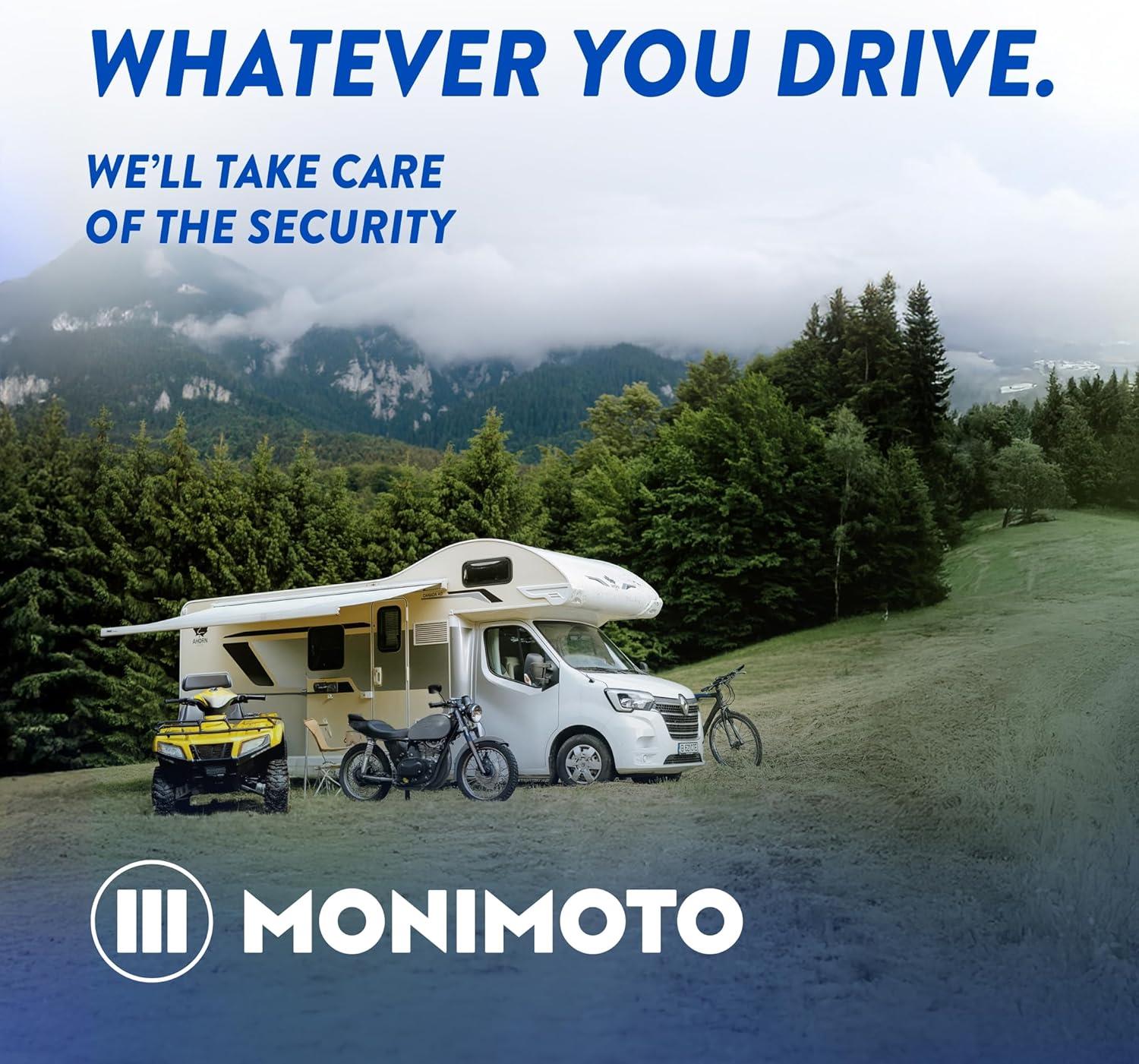MoniMoto 7 Anti Theft Smart Motorcycle GPS Tracker and Alarm - IIIONI IIIOTO 7