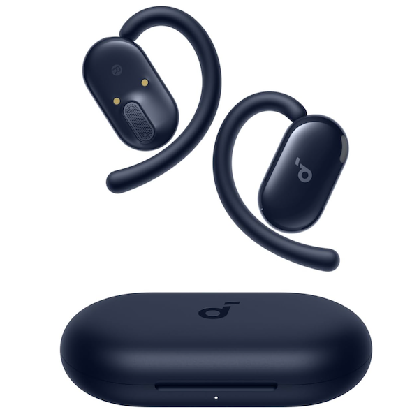 Anker Soundcore V20I Adjustable Ear Hooks Open-Ear Wireless with Customisable Lights Blue - A3876G31