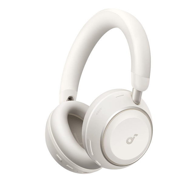 Soundcore Space 2 Comfortable Noise Cancelling Headphones with All-Day Wearing White - D1402G21