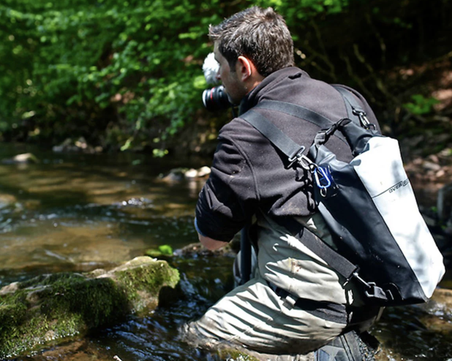 OverBoard 15 Litre Pro SLR Camera Bag Waterproof Bag Water Sports Outdoors OB1104 - Black