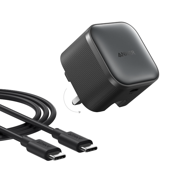 Anker Nano Charger 45W with USB-C Cable Ultra-Portable and Sleek Black - A2692K11