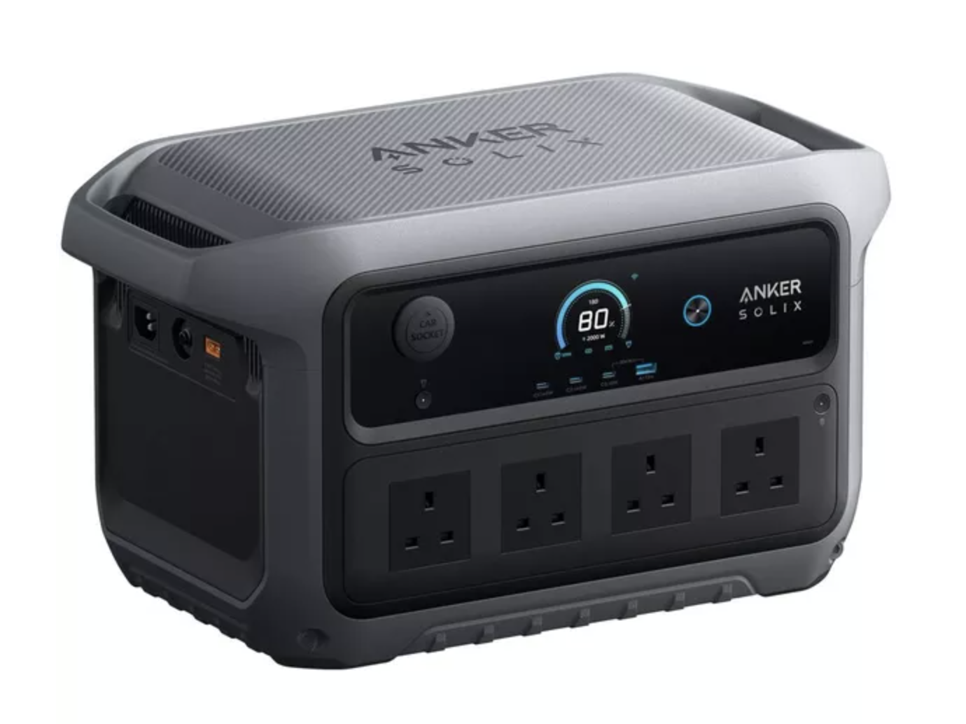 Anker SOLIX C2000 Gen 2 Portable Power Station 2,048Wh with Smart App Control - A17832A1