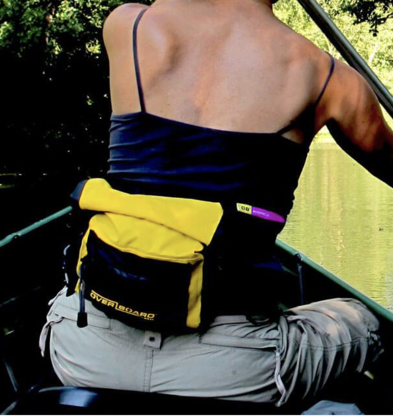 OverBoard 4 Litre Pro Light Waist Pack Waterproof Bag Water Sports Outdoors OB1164 - Black