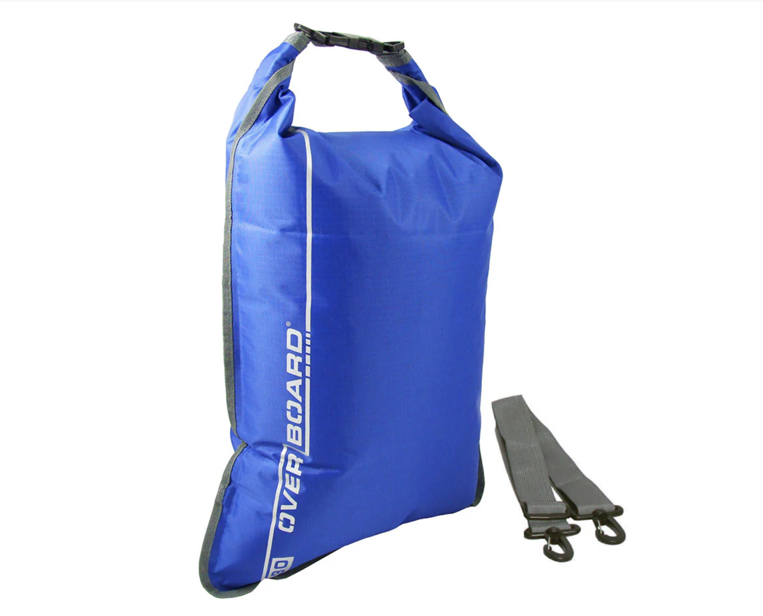 OverBoard 30 Litre Dry Flat Waterproof Bag Water Sports Outdoors OB1026 - Blue