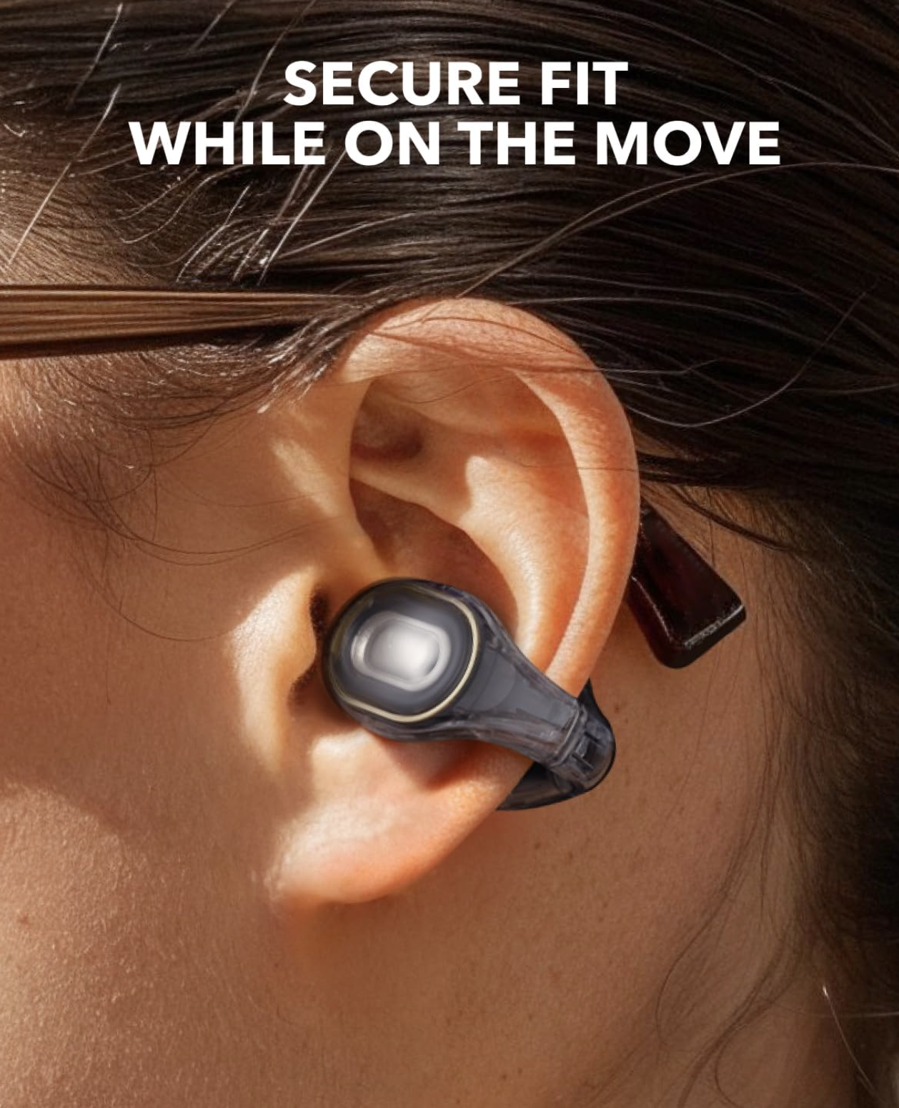 Anker Soundcore C40i Wireless Open-Ear Clip-On Earbud Clear Sound Headphones Grey - A3331GZ1