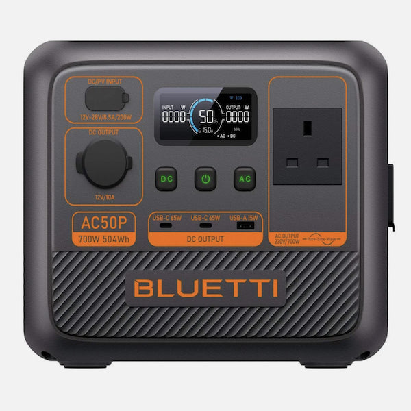 Bluetti AC50P Portable Battery Power Station Premium 504Wh 700w LiFePO4