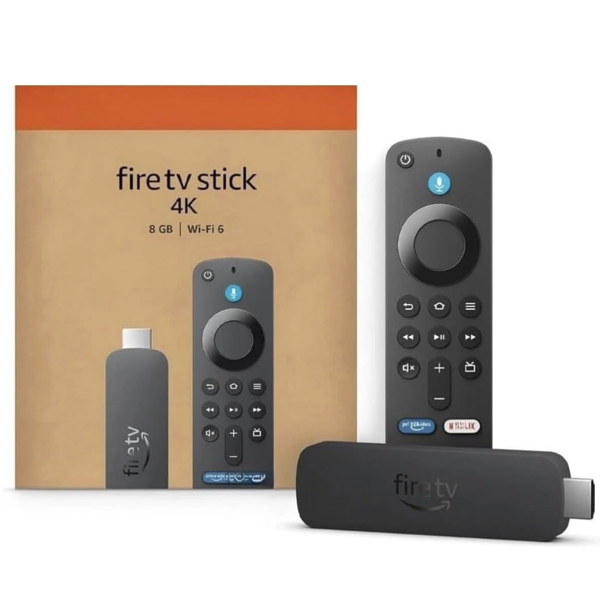 Amazon Fire Stick 4K TV Streaming Device Wi-Fi 6 with Alexa Voice Remote Control