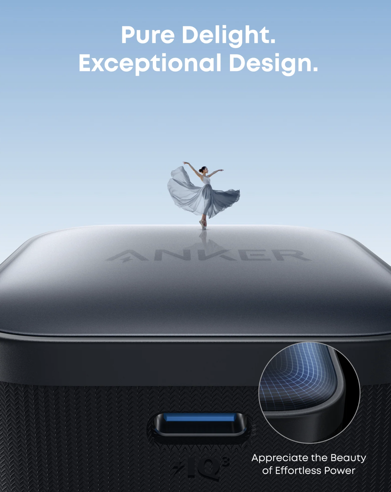 Anker NANO Charger 45W Quick Power Boost Ultra Portable & Sleek Black - A121DK11