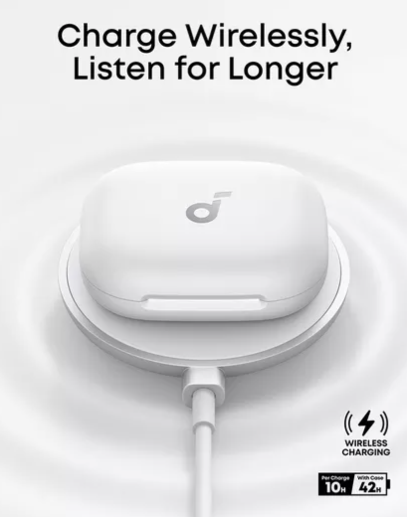 Anker Soundcore Aerofit 2 Adjustable Open-Ear Headphones with Instant AI Translation White - A3874G21