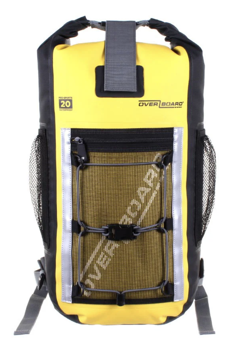 OverBoard 20 Litre Pro Sports Backpack Waterproof Bag Water Sports Outdoors OB1145 - Yellow