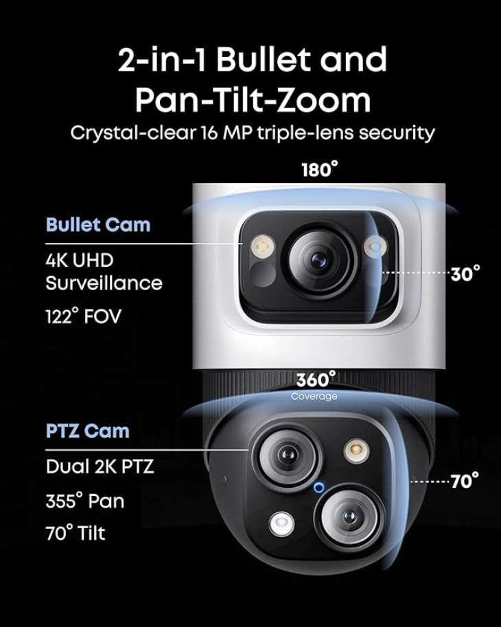 Eufy NVR CCTV Security System S4 Complete 4 Camera Security System AI-Powered Video Finder - E8E00326