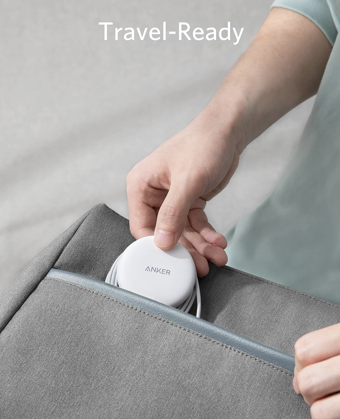 Anker Powerwave Ultra Slim Magnetic Pad Lite Wireless with Safety Suite White - A2567022