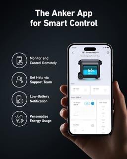 Anker SOLIX F2000 Portable Power Station Powerbank & PS400 Solar Panel